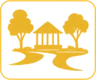 Landscape garden icon